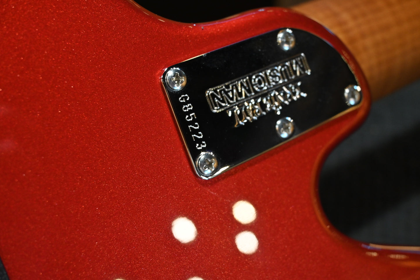 Music Man Valentine - Husker Red Guitar #5223 USED - Danville Music