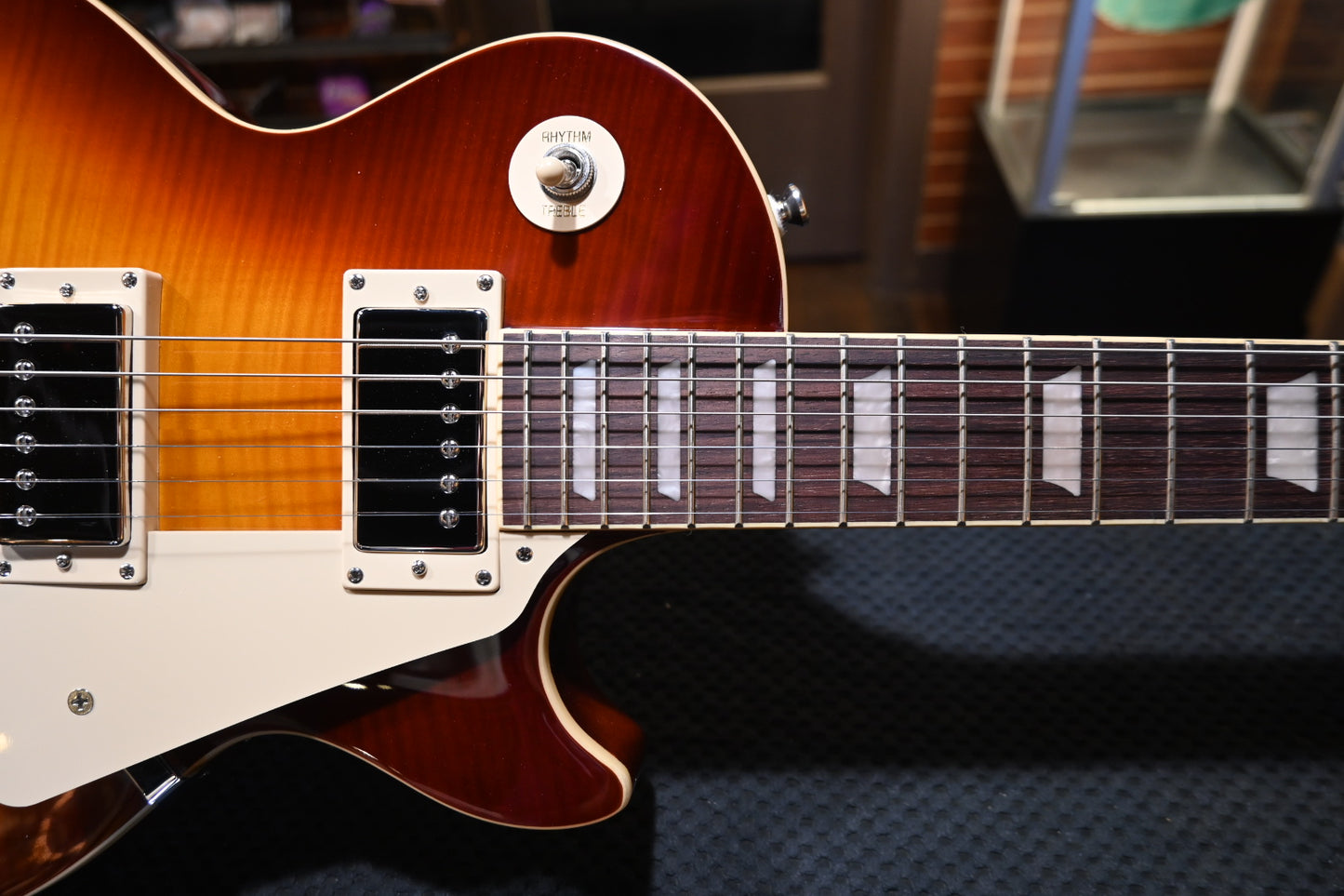 Epiphone Les Paul Standard ‘60s Figured - Iced Tea Burst Guitar #6831 - Danville Music