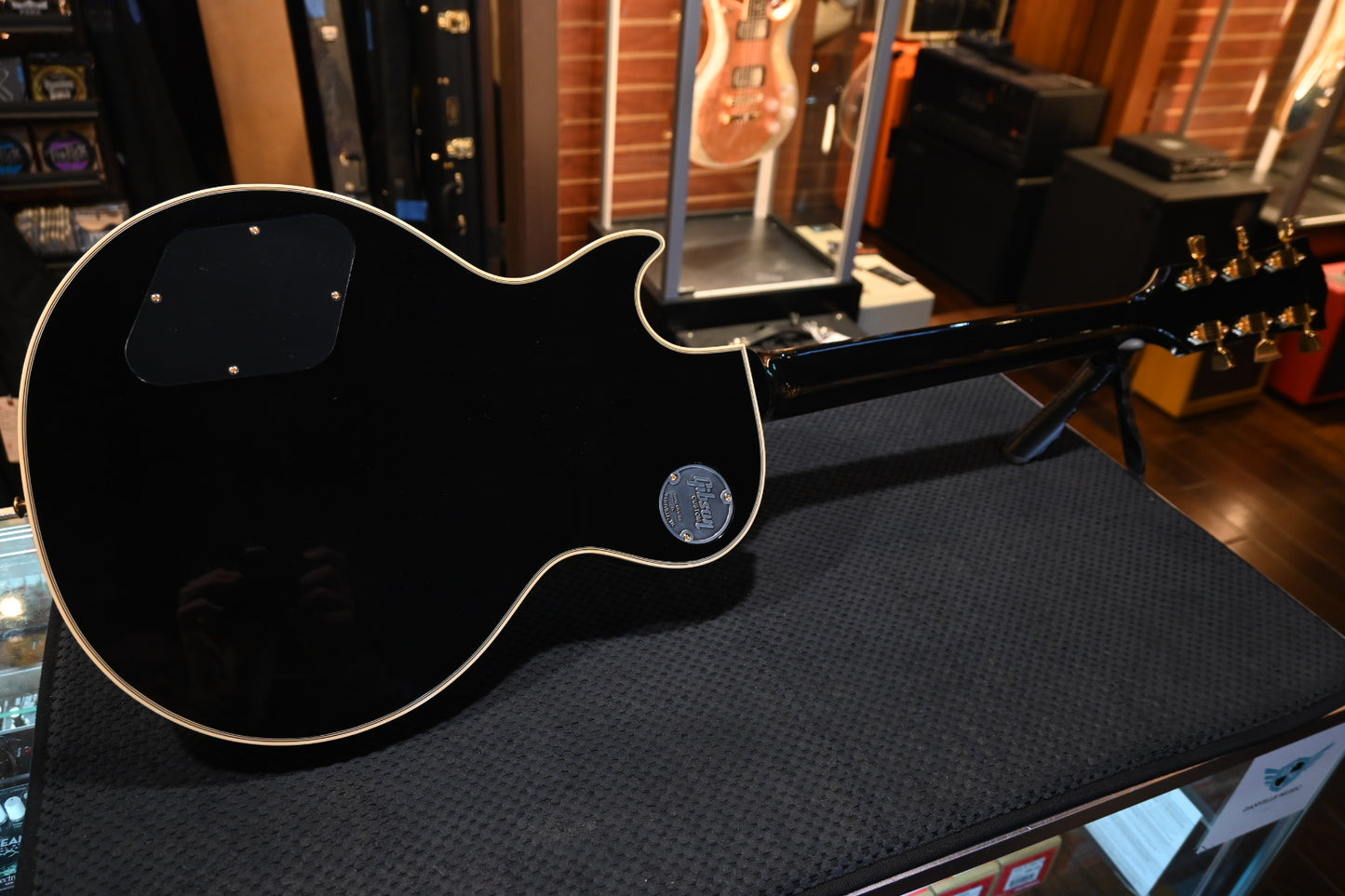 Gibson Custom Shop 1968 Les Paul Custom Reisssue Gloss - Ebony Guitar #7768