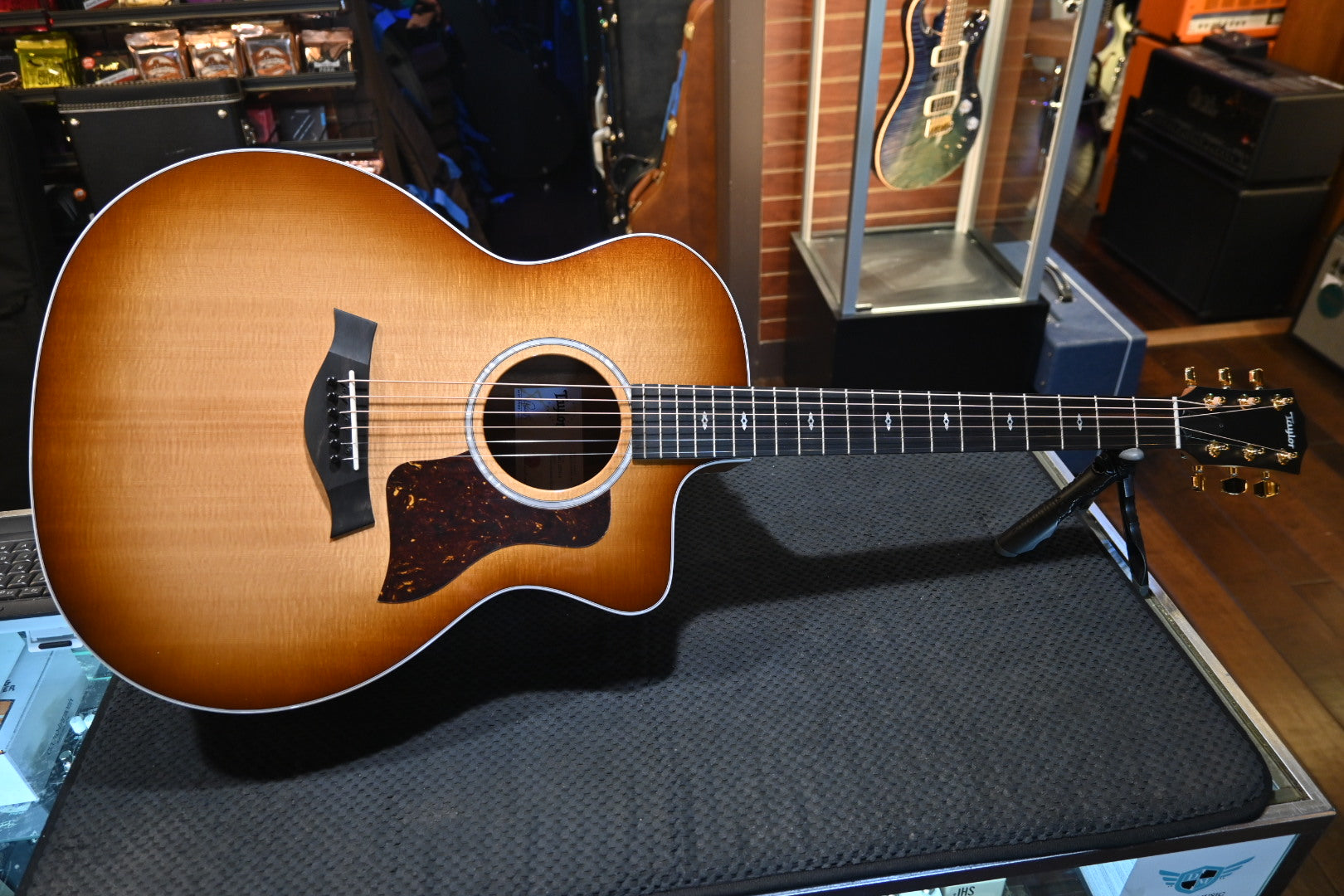 Taylor 214ce Special Edition Tigerwood Guitar #5414 - Danville Music