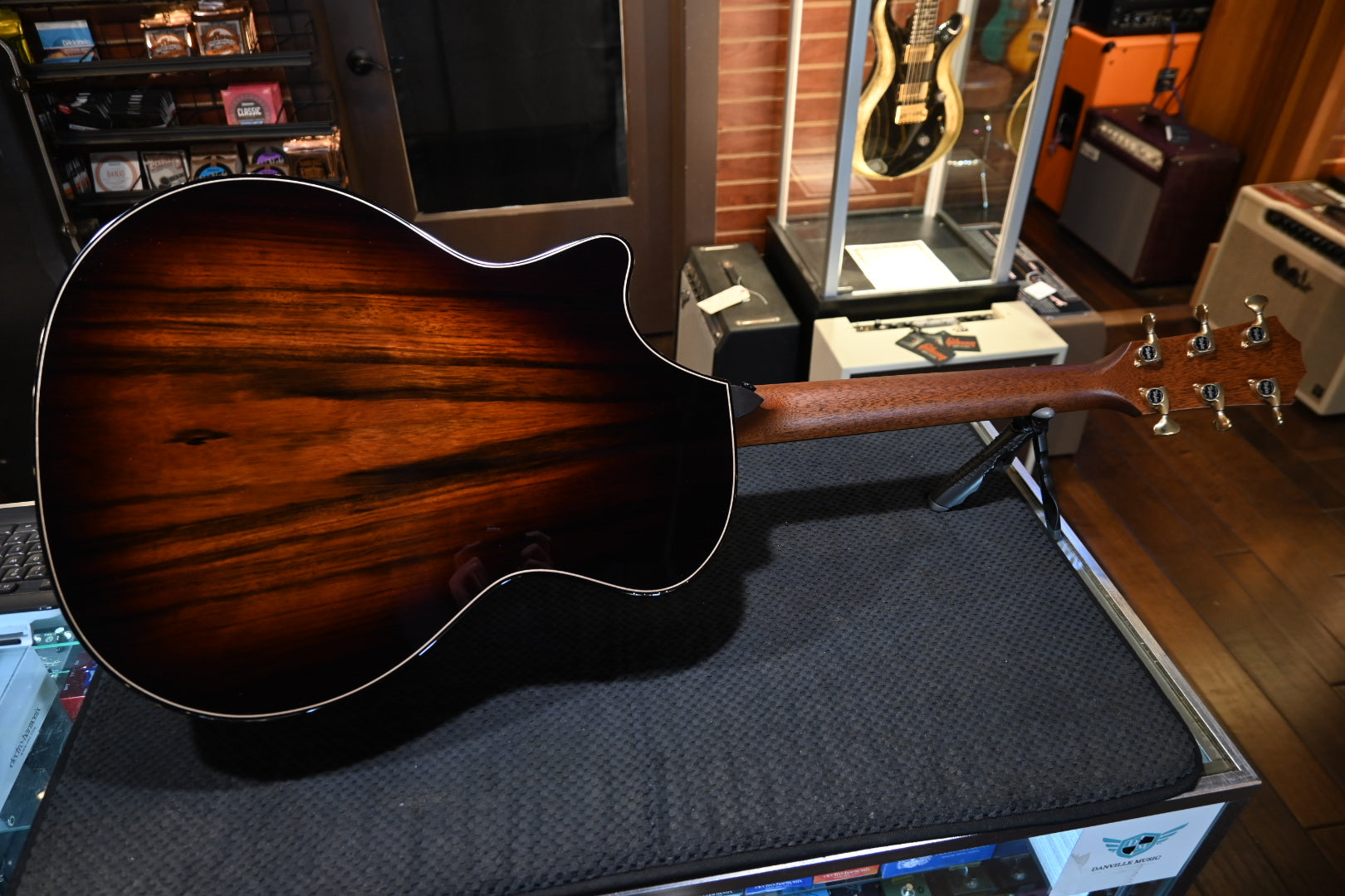 Taylor Next Generation Builder’s Edition 814ce LTD Macassar - Shaded Edge Burst Guitar #5030 - Danville Music
