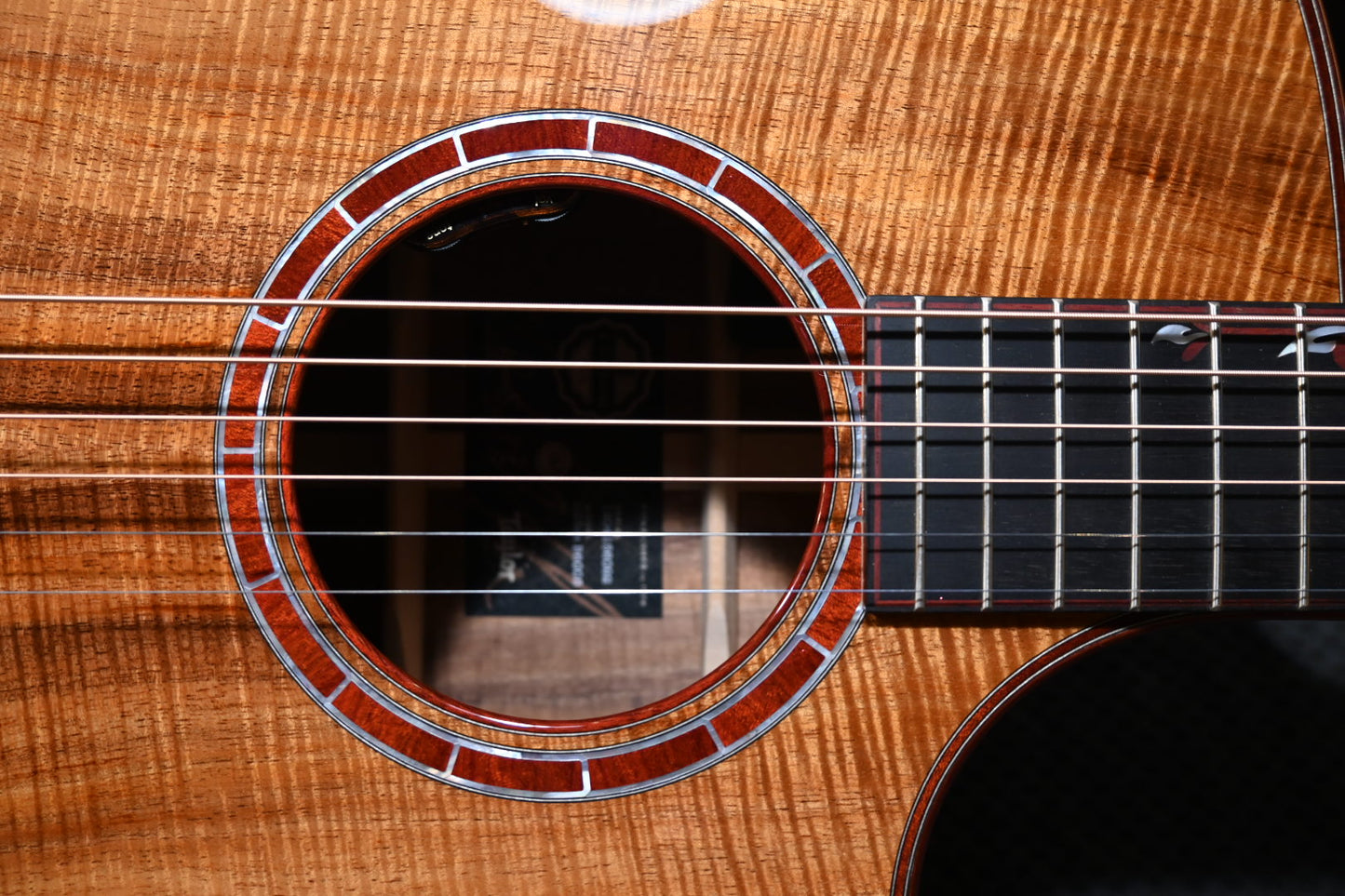 Taylor Custom Jumbo Koa/Koa Catch #6 - Natural Guitar #6092