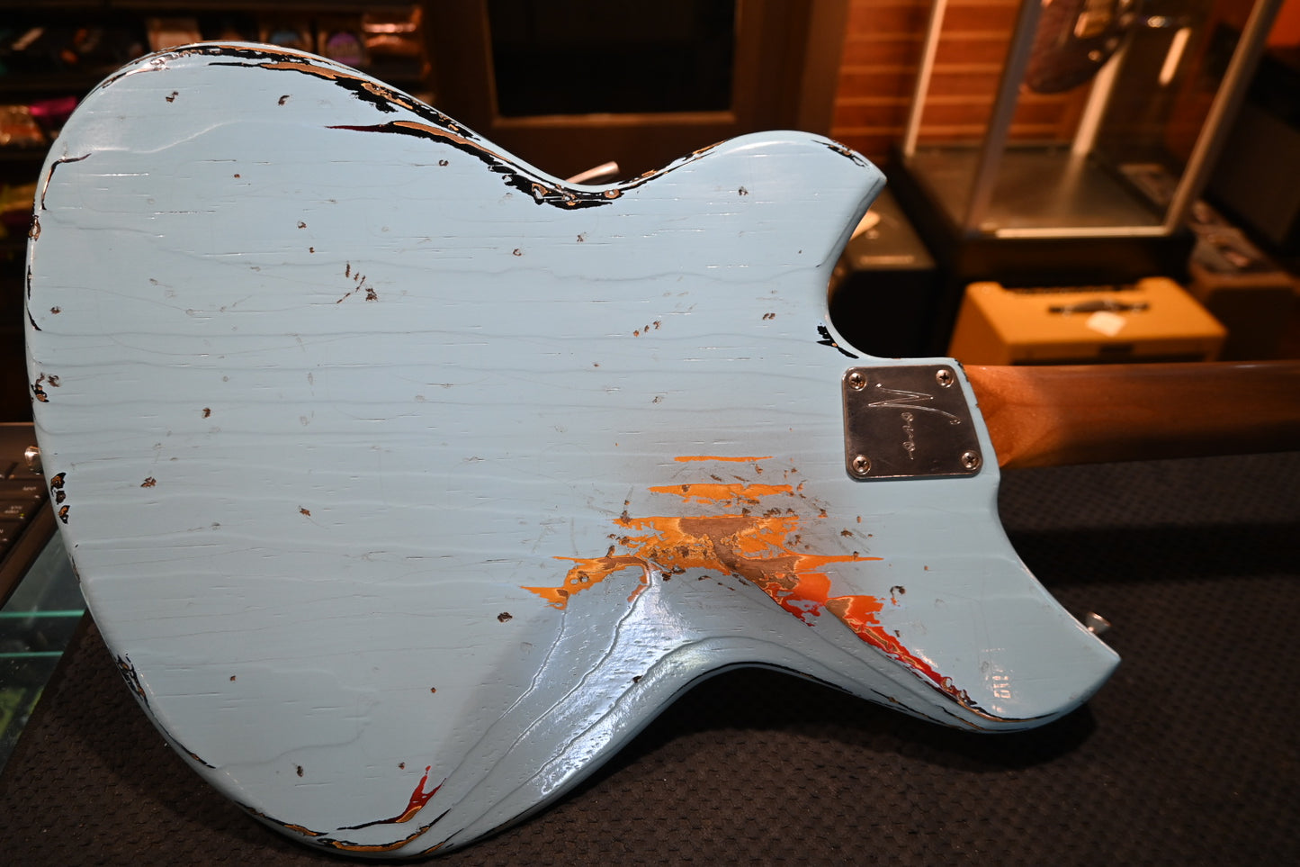 Novo Serus J Limited - Daphne Blue over '64 3-Tone Burst Guitar #6604