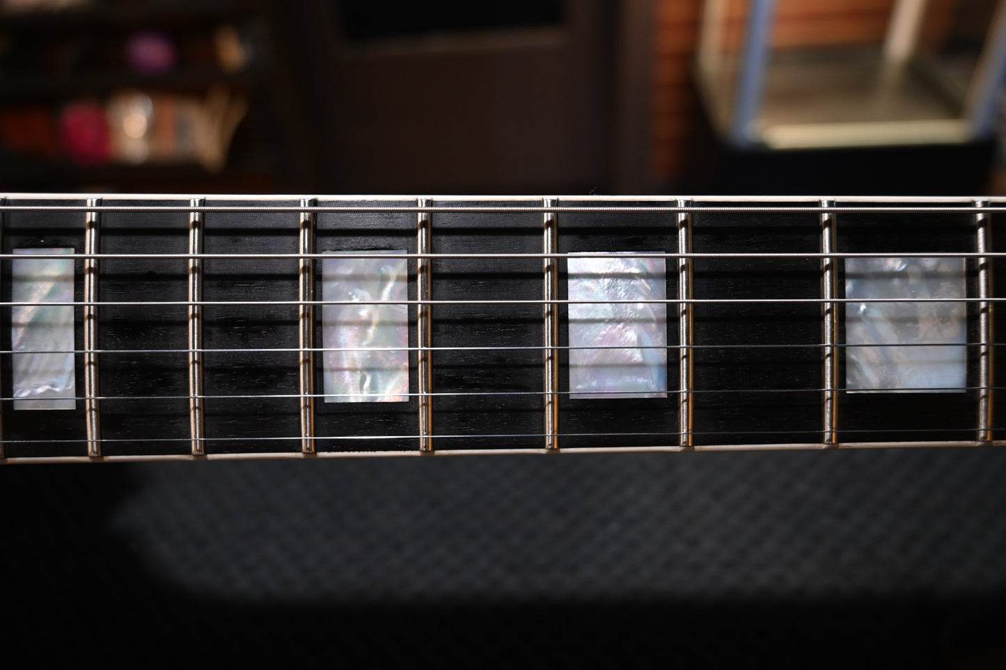 Gibson Custom Shop Kirk Hammett 1989 Les Paul Custom Murphy Lab Aged Nitro 2024 - Ebony Guitar #KH114 - Danville Music