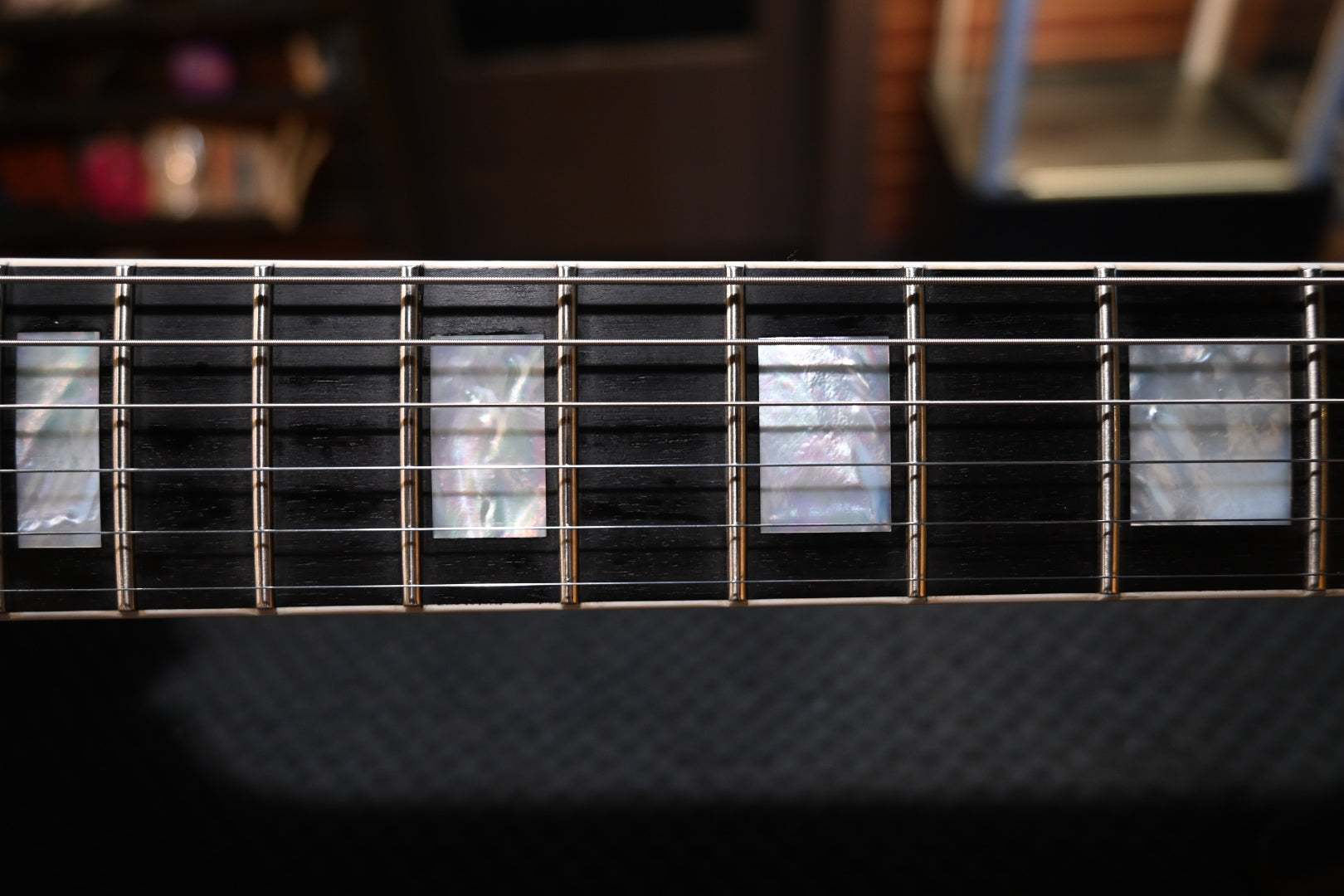 Gibson Custom Shop Kirk Hammett 1989 Les Paul Custom Murphy Lab Aged Nitro 2024 - Ebony Guitar #KH114 - Danville Music