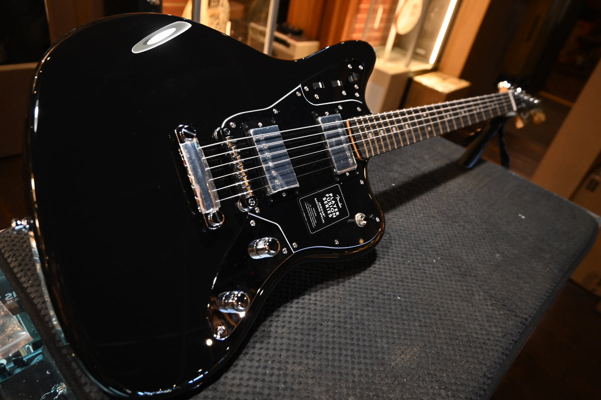 Fender Limited Edition Player Fusion Jaguar Baritone Special - Black Guitar #7311