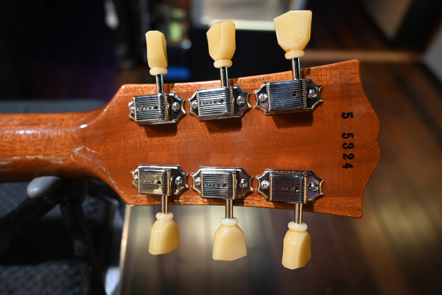 Gibson Custom Shop 1955 NAMM Show Les Paul Platinum Murphy Lab Light Aged 2025 - Platinum Guitar #5324