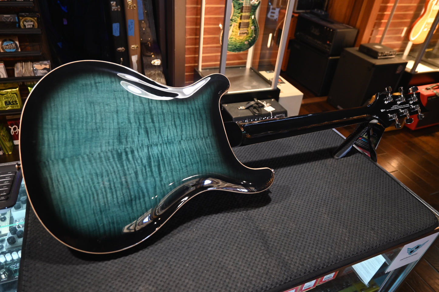 PRS SE Hollowbody II Piezo - Peacock Blue Guitar #2459