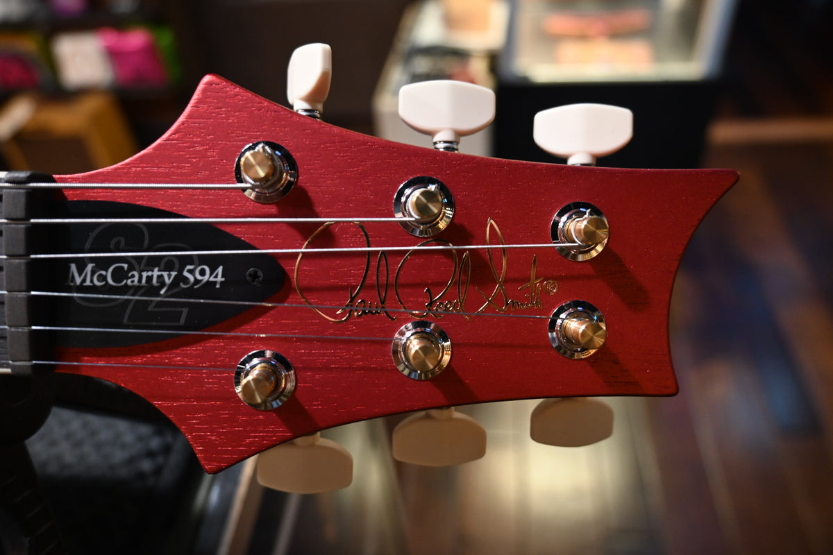 PRS S2 McCarty 594 Thinline Standard Satin - Red Apple Metallic Guitar #5050