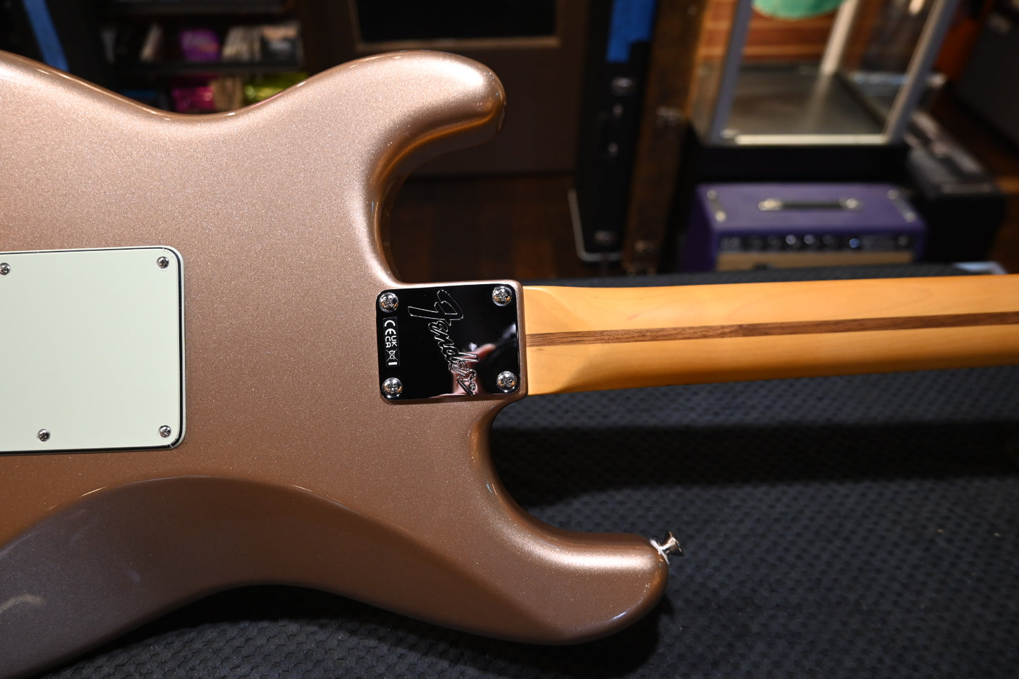 Fender American Professional Classic Stratocaster - Faded Firemist Gold Guitar #0216