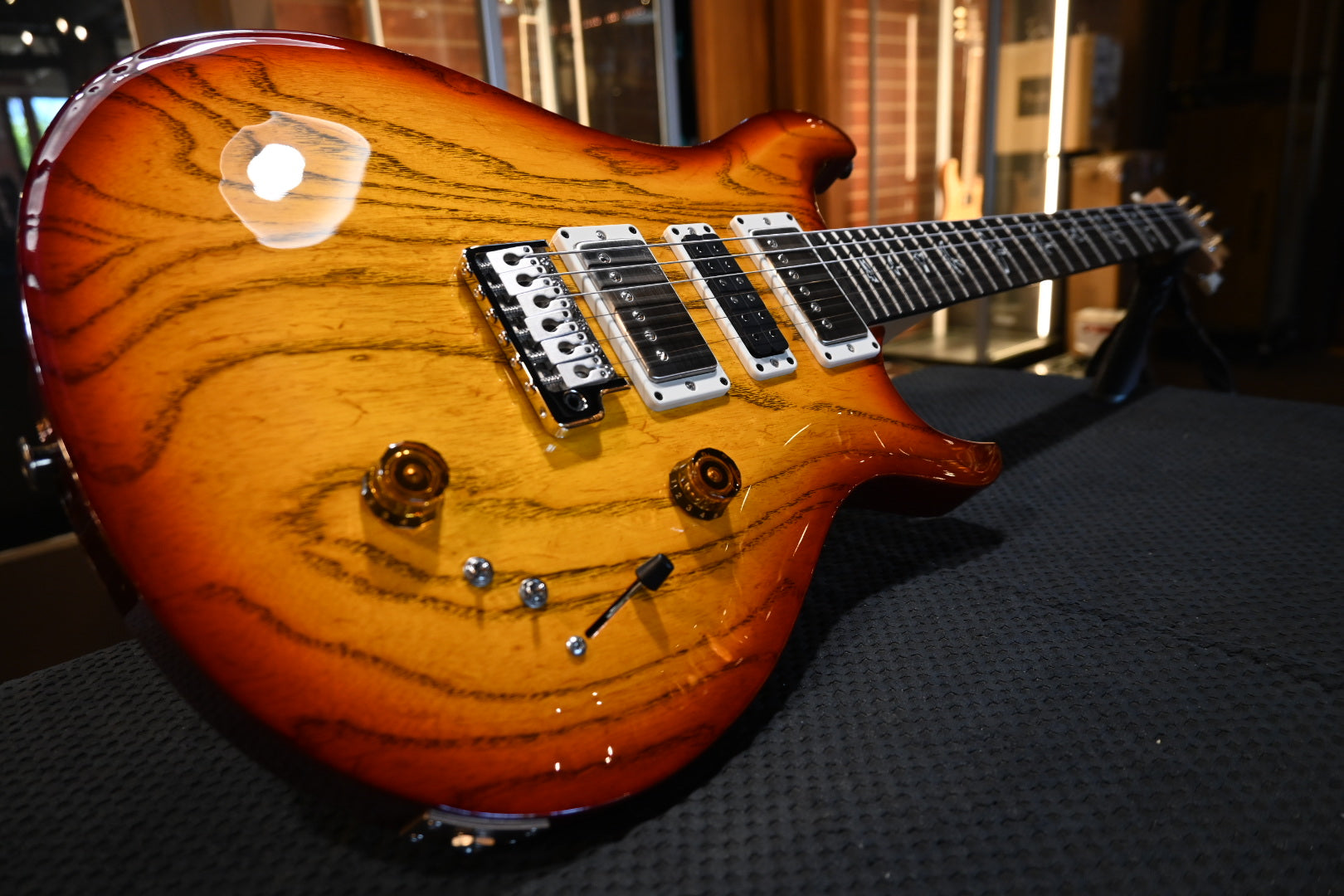 PRS Wood Library Swamp Ash Special - Dark Cherry Sunburst Guitar #7363 - Danville Music