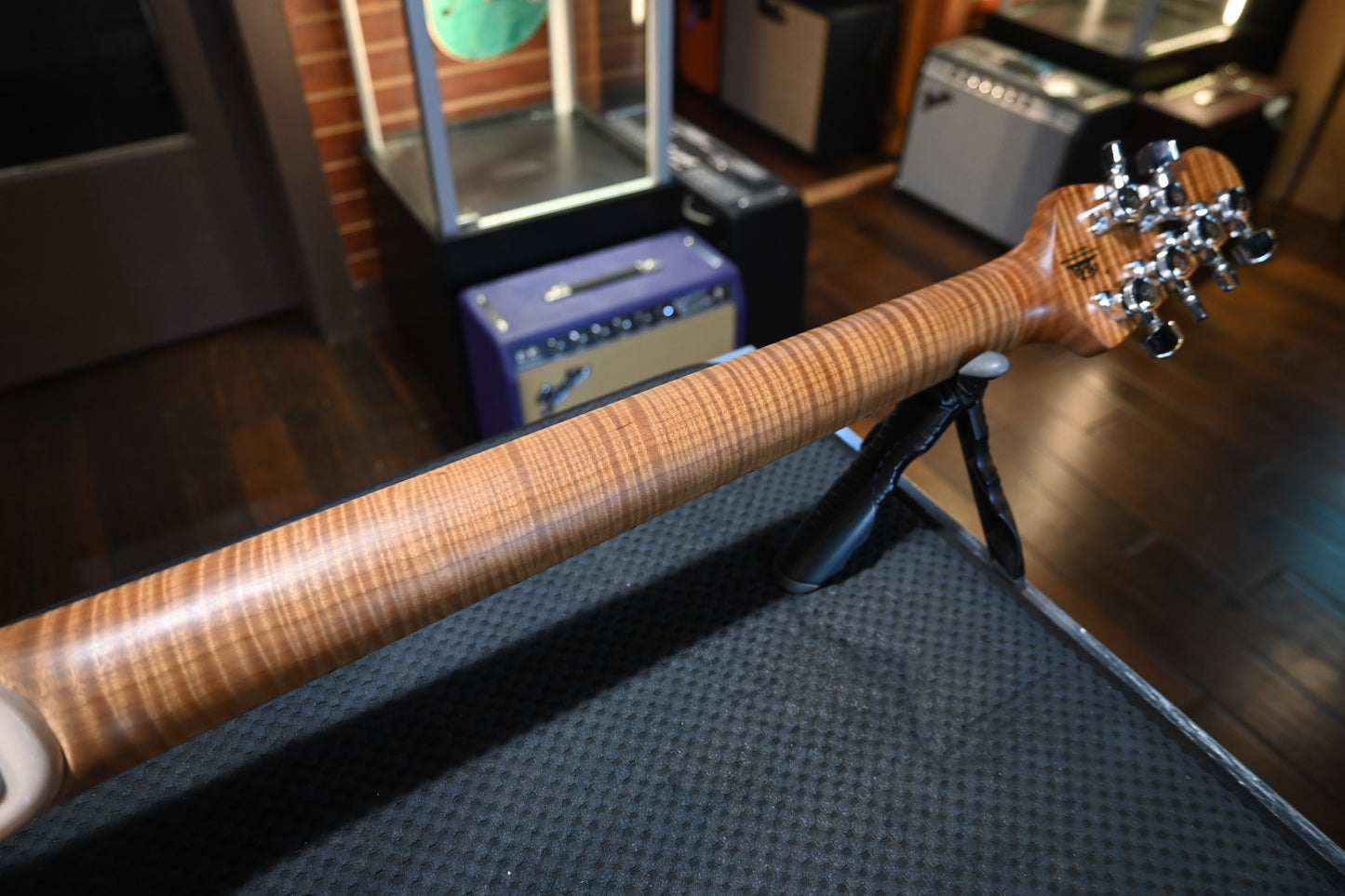 Music Man Valentine - Trans Buttermilk Guitar #3966 USED - Danville Music