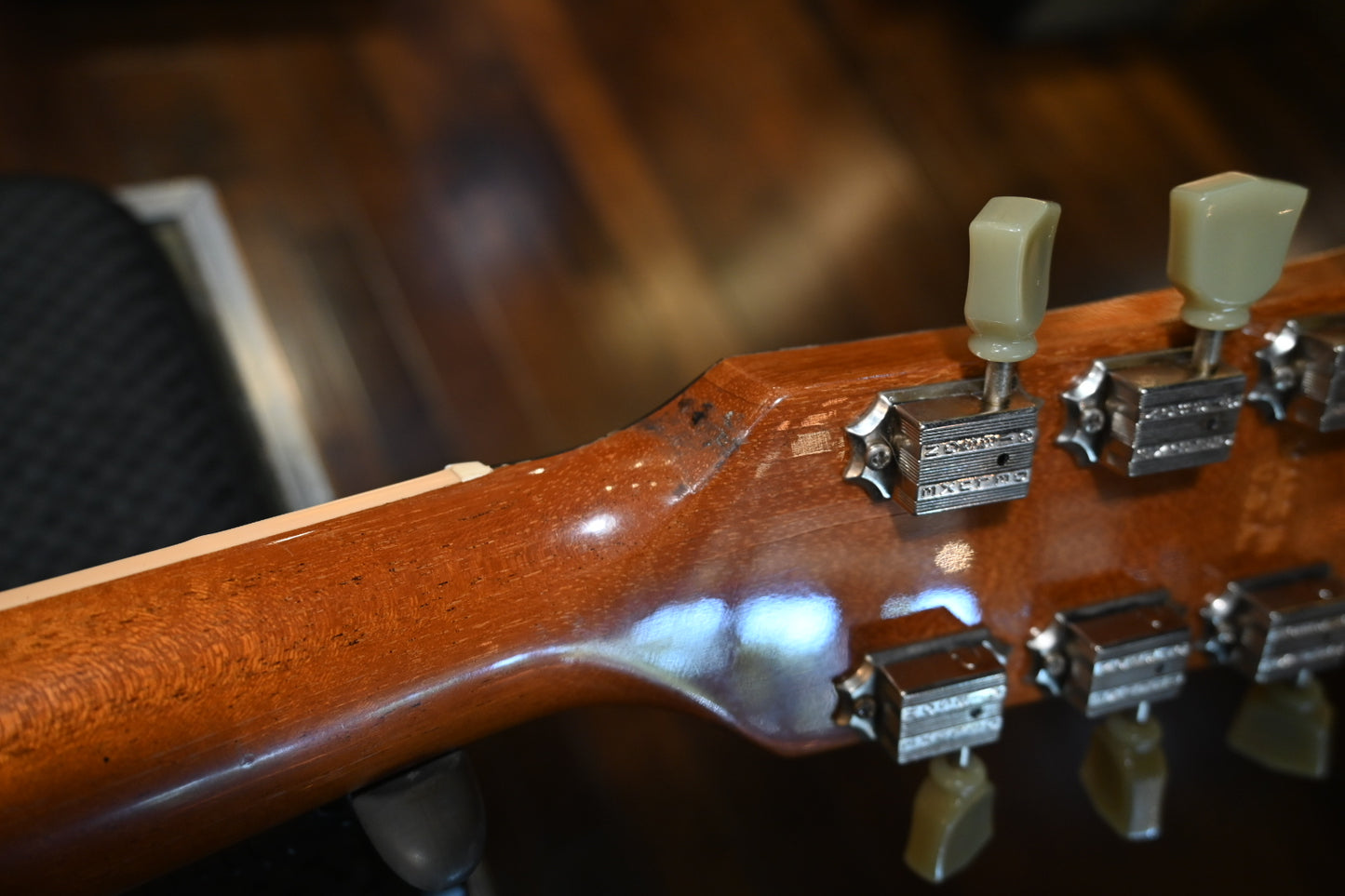 Gibson SG Standard 2005 EMG 81/85s - Natural Finish Burst Guitar #5331 PRE-OWNED - Danville Music