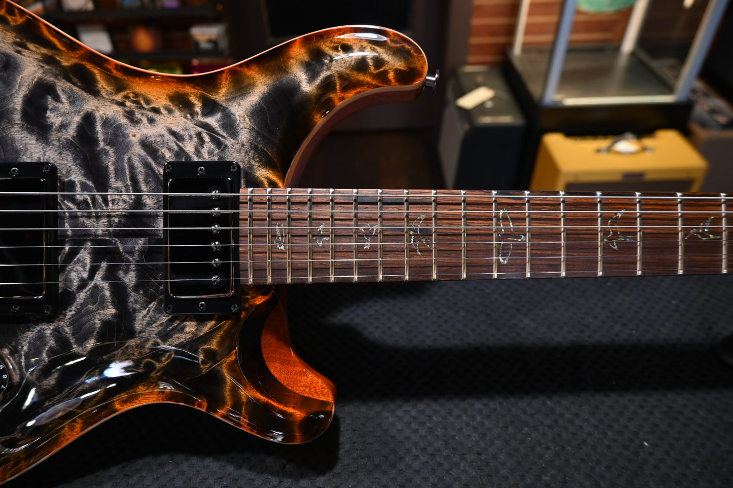 PRS Wood Library DGT 10-Top Quilt - Burnt Maple Leaf Guitar #2067 - Danville Music