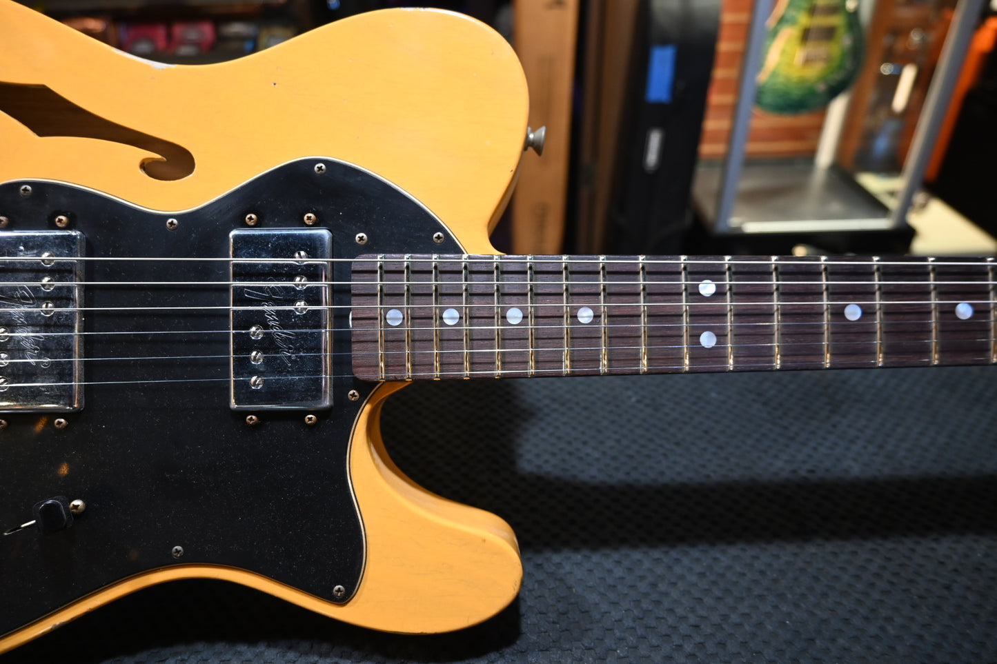 Fender Custom Shop Limited “Bobbed” Telecaster Thinline Relic - Butterscotch Blonde Guitar #4945