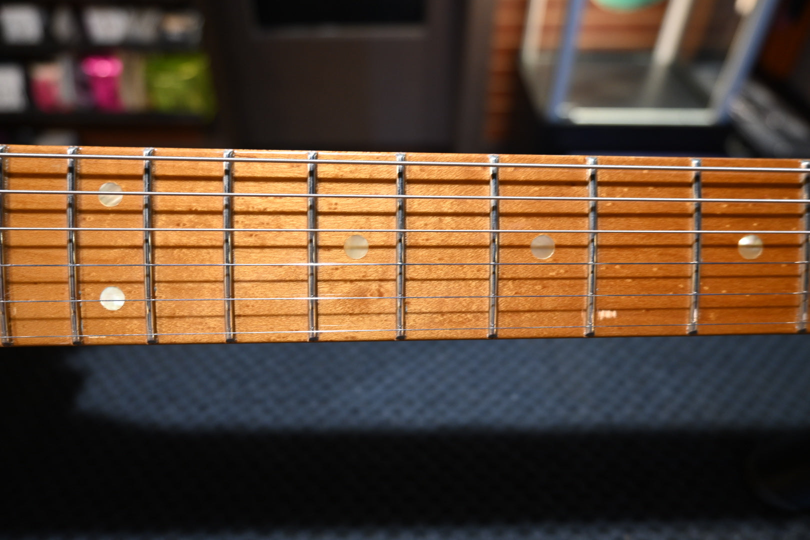 Fender Artisan Stratocaster Figured Koa 2017 - Natural Guitar #1418 - Danville Music