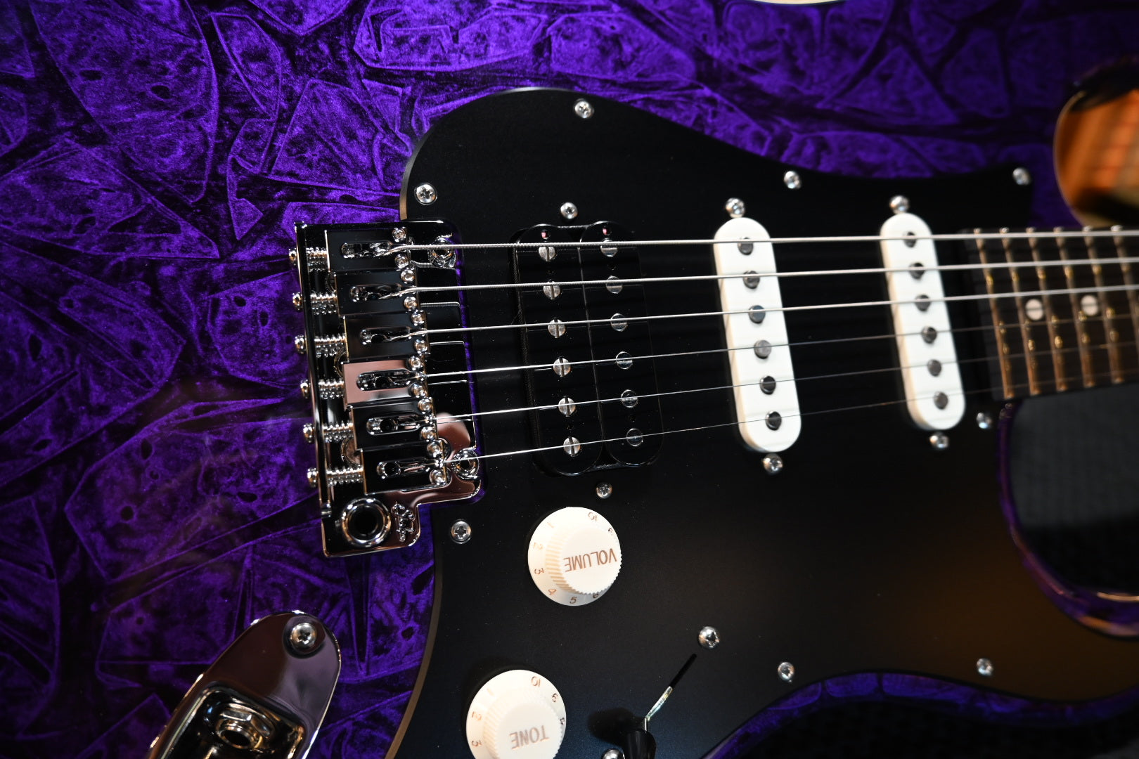 Suhr Custom Classic S - Purple Web Guitar #1218 - Danville Music