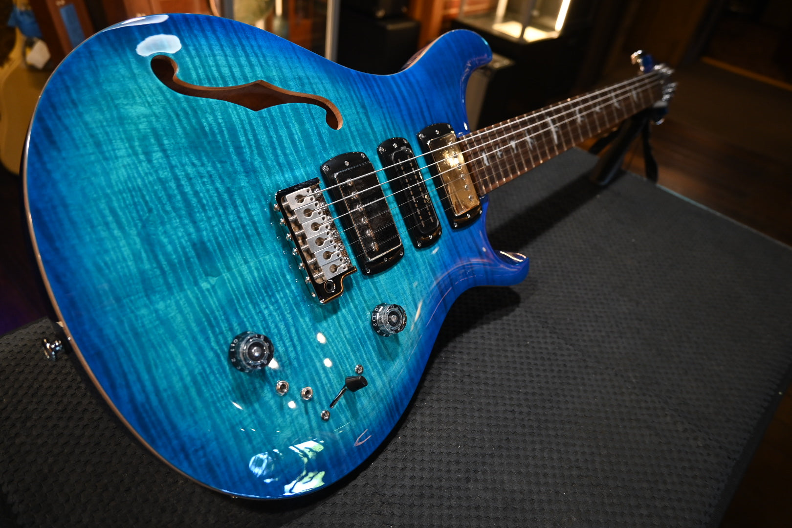 PRS SE Special Semi-Hollow - Lake Blue Guitar #0135 - Danville Music
