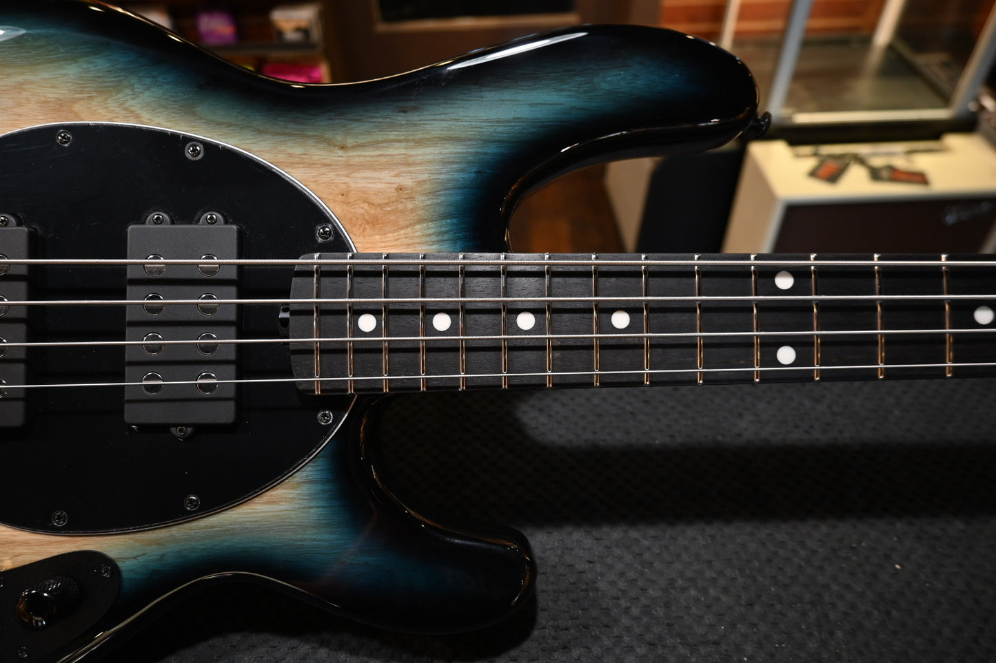 Music Man Stingray Special HH - Mean Blue Burst Bass #0962 - Danville Music