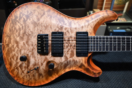 PRS Wood Library Holcomb 10-Top Quilt - Autumn Sky Satin Guitar #0524