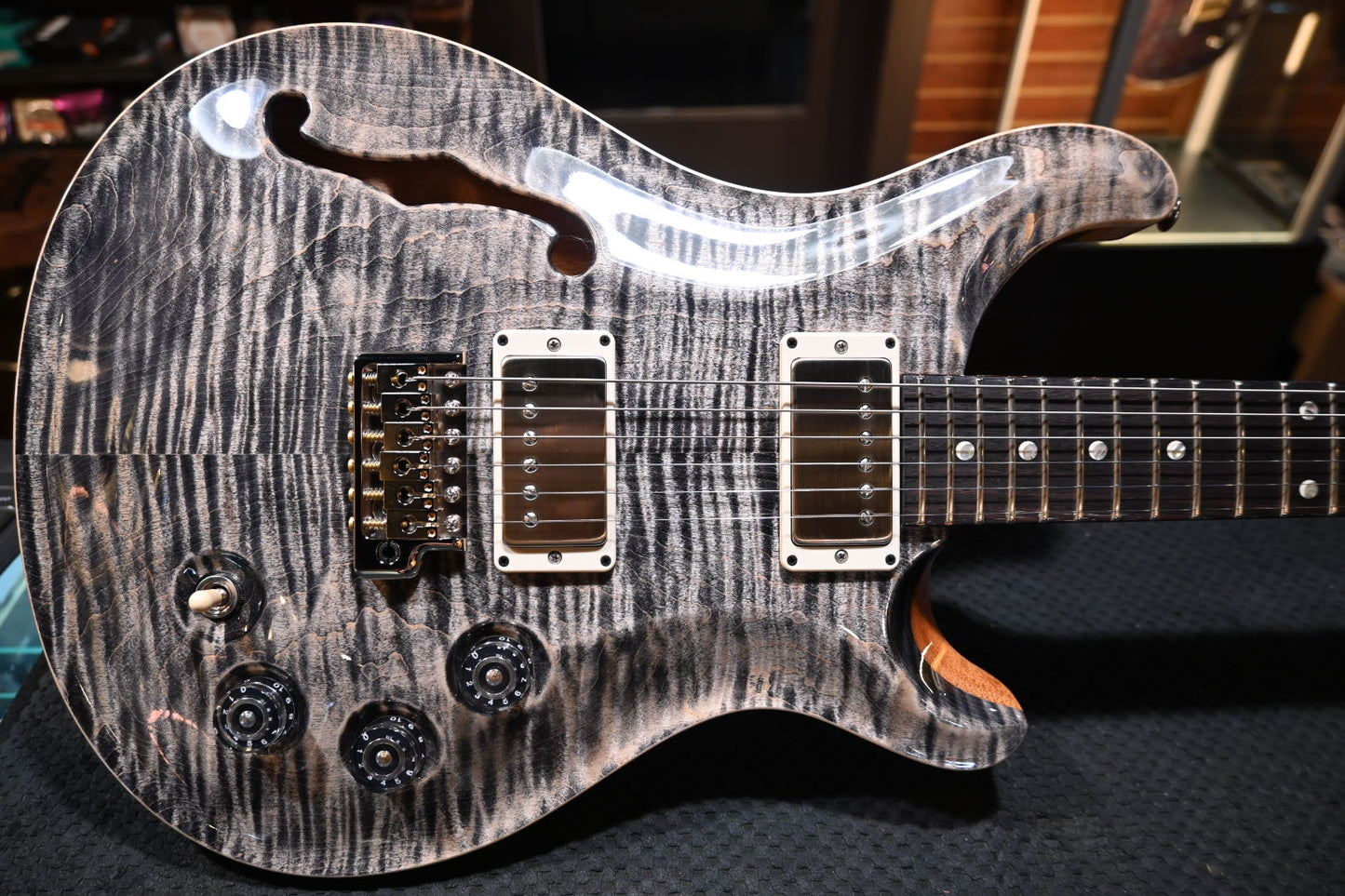 PRS DGT Semi-Hollow Limited Artist Grad - Charcoal Guitar #0528