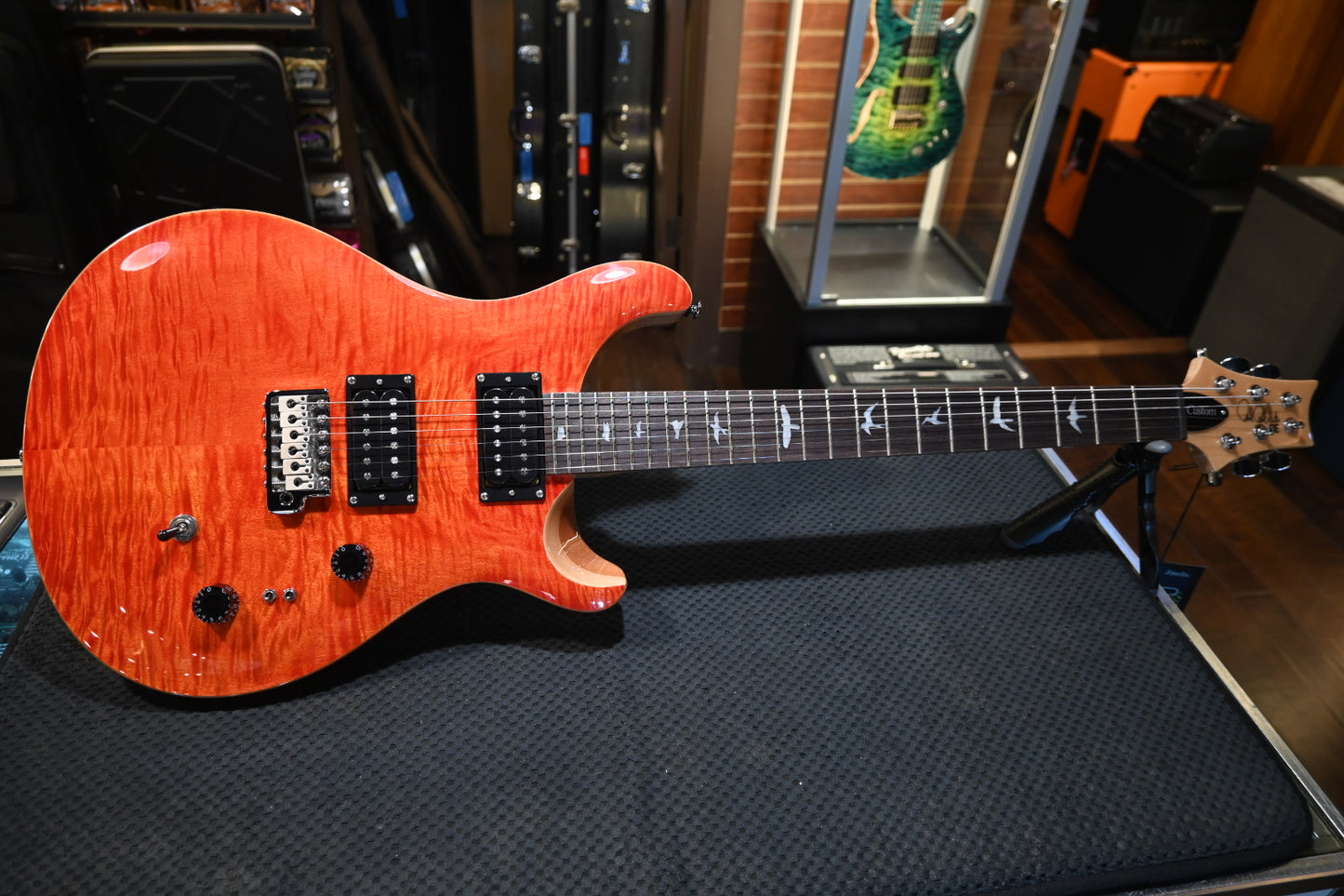 PRS SE Custom 24-08 - Blood Orange Guitar #1979 - Danville Music
