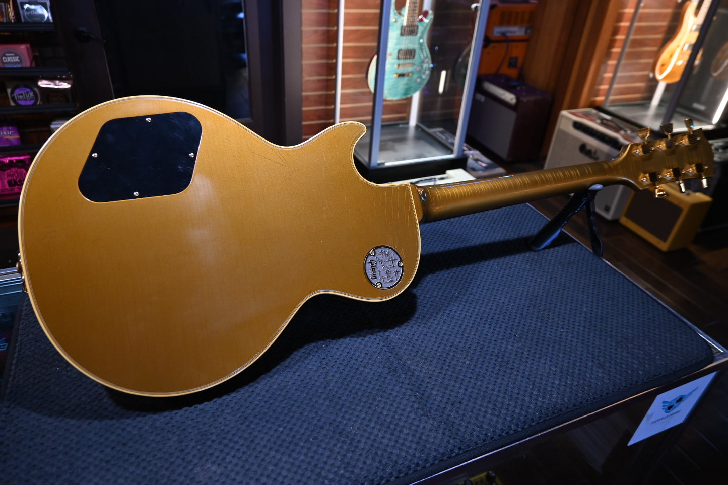 Gibson Custom Shop 1968 Les Paul Standard Reissue Bigsby Ultra Light Aged - Double Gold Guitar #1138 - Danville Music