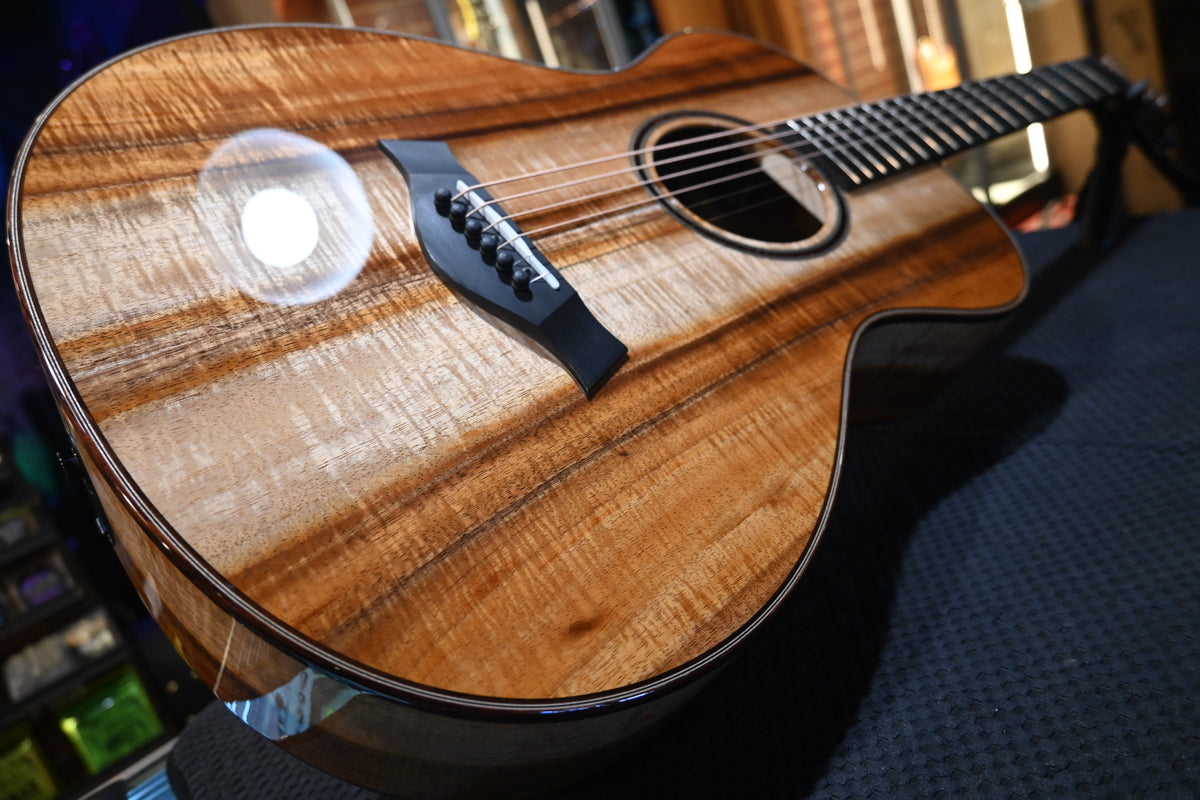 Custom 4501 Taylor Custom 722e 12-Fret AA Koa/AA Koa Guitar 4501 | Danville Music
