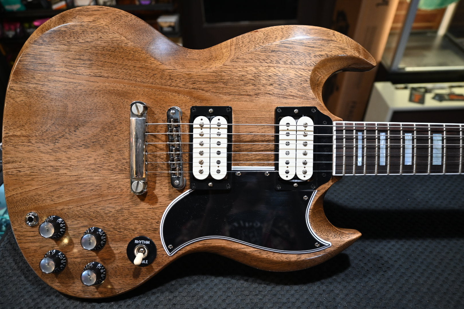 Gibson Custom Shop SG Custom Walnut VOS - Walnut Guitar #0069 - Danville Music