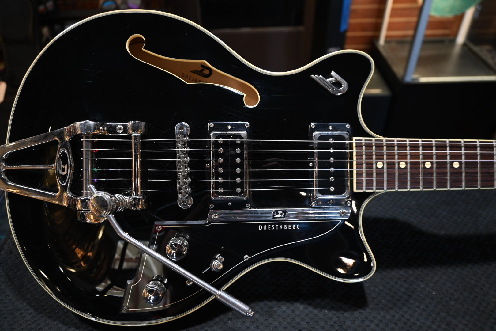 Duesenberg Fullerton TV - Black Guitar #2135 USED - Danville Music