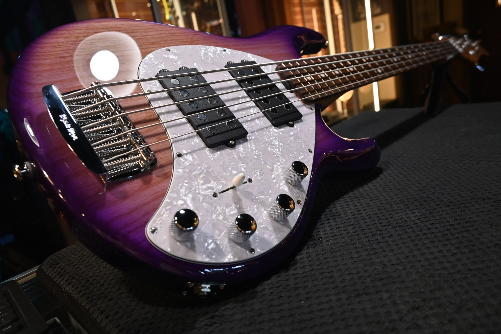 Music Man Stingray Special 5 HH - Purple Sunset Bass #4963 - Danville Music