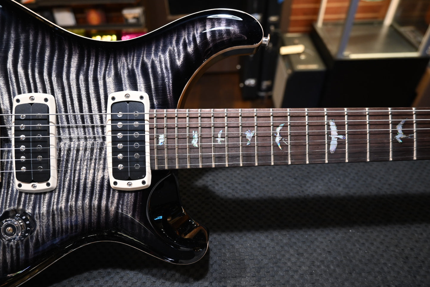 PRS Wood Library Custom 24-08 2024 - Charcoal Burst Guitar #0447 - Danville Music