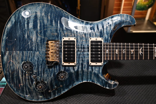 PRS Custom 24 Piezo - Faded Whale Blue Guitar #0533