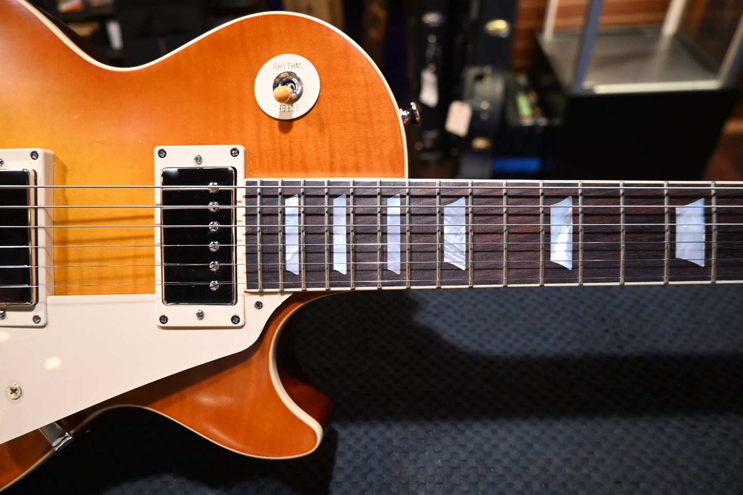 Epiphone Inspired by Gibson Custom 1960 Les Paul Standard Reissue - Iced Tea Burst Guitar #5738 - Danville Music