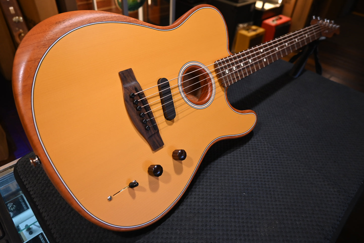 Fender Player Acoustasonic Telecaster - Butterscotch Guitar #0237