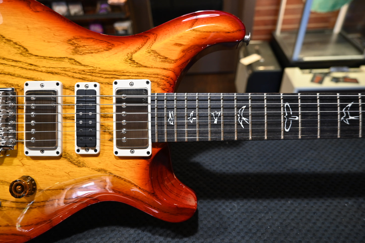 PRS Wood Library Swamp Ash Special - Dark Cherry Sunburst Guitar #7363 - Danville Music