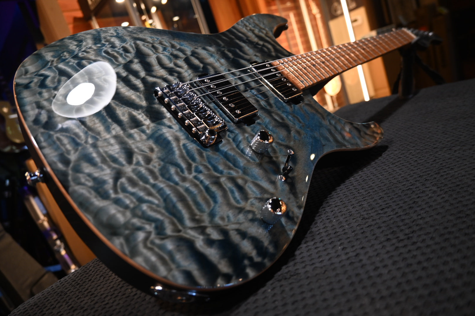 Mayones Aquila Elite S 6 - Faded Trans Aquamarine Guitar Mayones Aquila Elite S 6 - Faded Trans Aquamarine Guitar