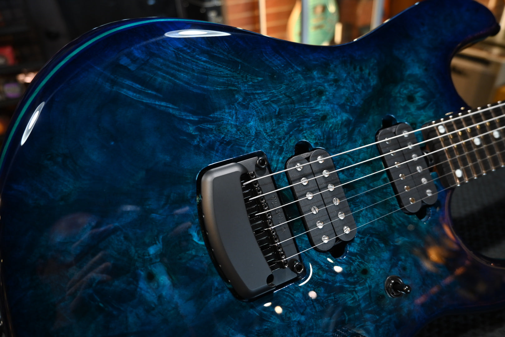 Music Man Jason Richardson Cutlass HT - Water Temple Guitar #3818 - Danville Music