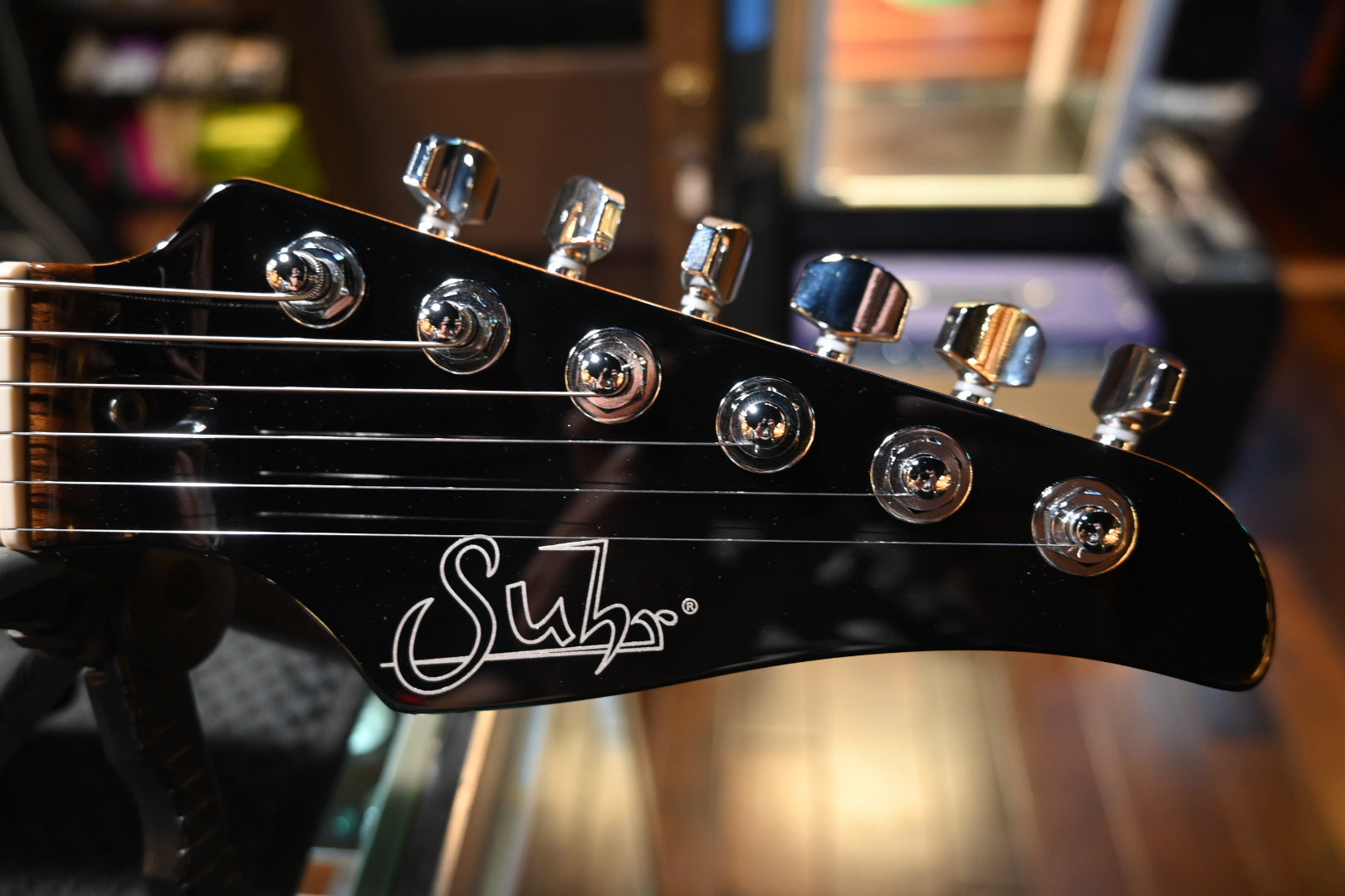 Suhr Modern Set Neck Limited Edition - Teal Fade Guitar #7147 - Danville Music