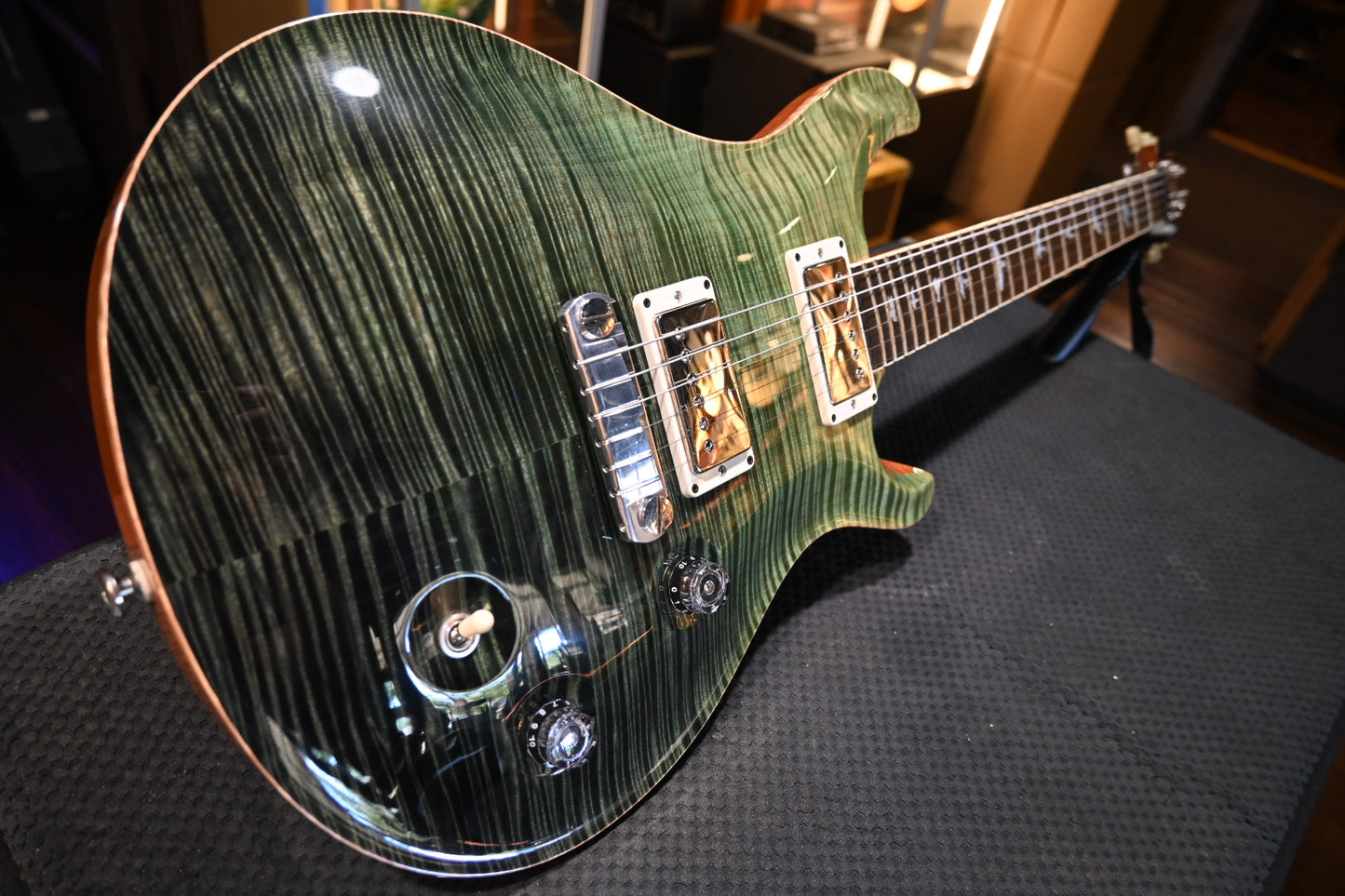 PRS Wood Library McCarty 2014 Brazilian Rosewood - Trampas Green Fade Guitar #6606