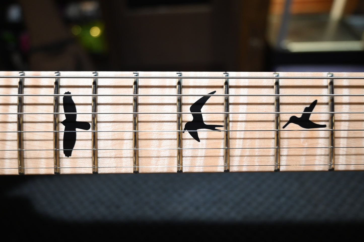 PRS Wood Library DGT 10-Top Quilt - Fire Red Satin Guitar #7759