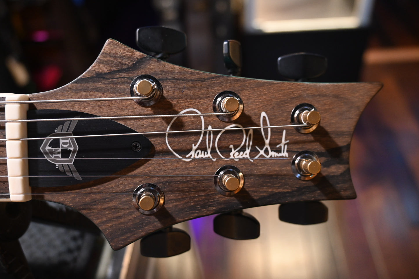 PRS Wood Library McCarty 594 Semi-Hollow Danville Music 35th Anniversary Artist Top - Bahamian Blue Guitar #8203