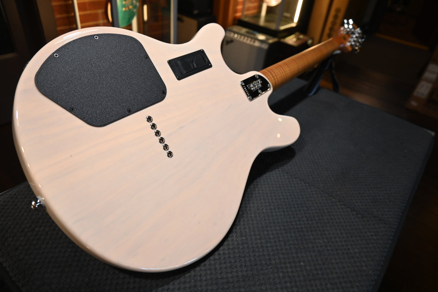 Music Man Valentine - Trans Buttermilk Guitar #3966 USED - Danville Music