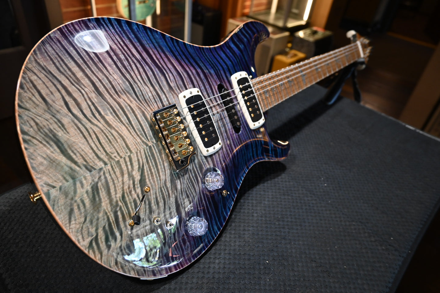 PRS Private Stock Modern Eagle V 2023 - Faded Aqua Violet Dragon’s Breath Guitar #11005