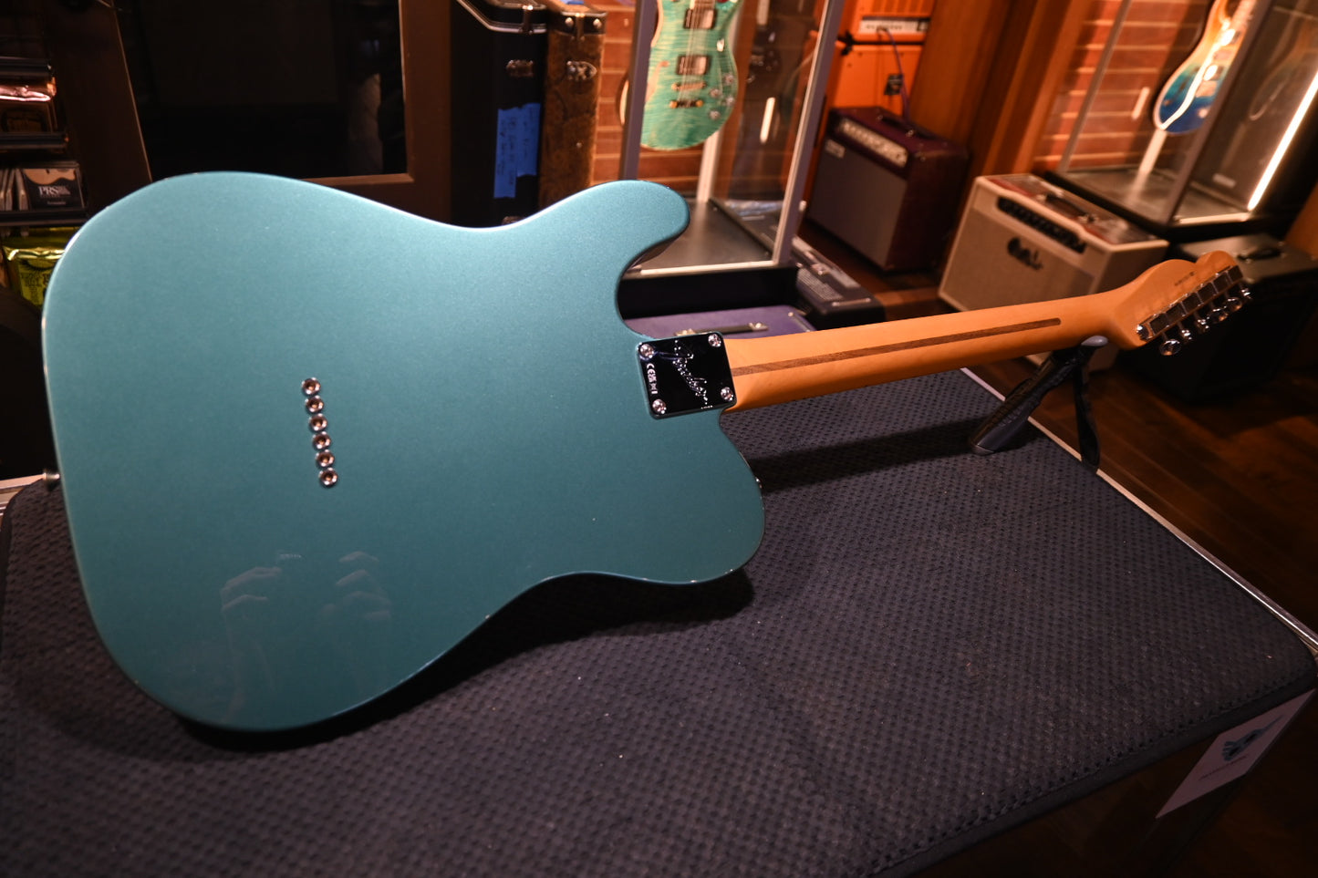 Fender American Professional Classic Telecaster - Faded Sherwood Green Metallic Guitar #8759