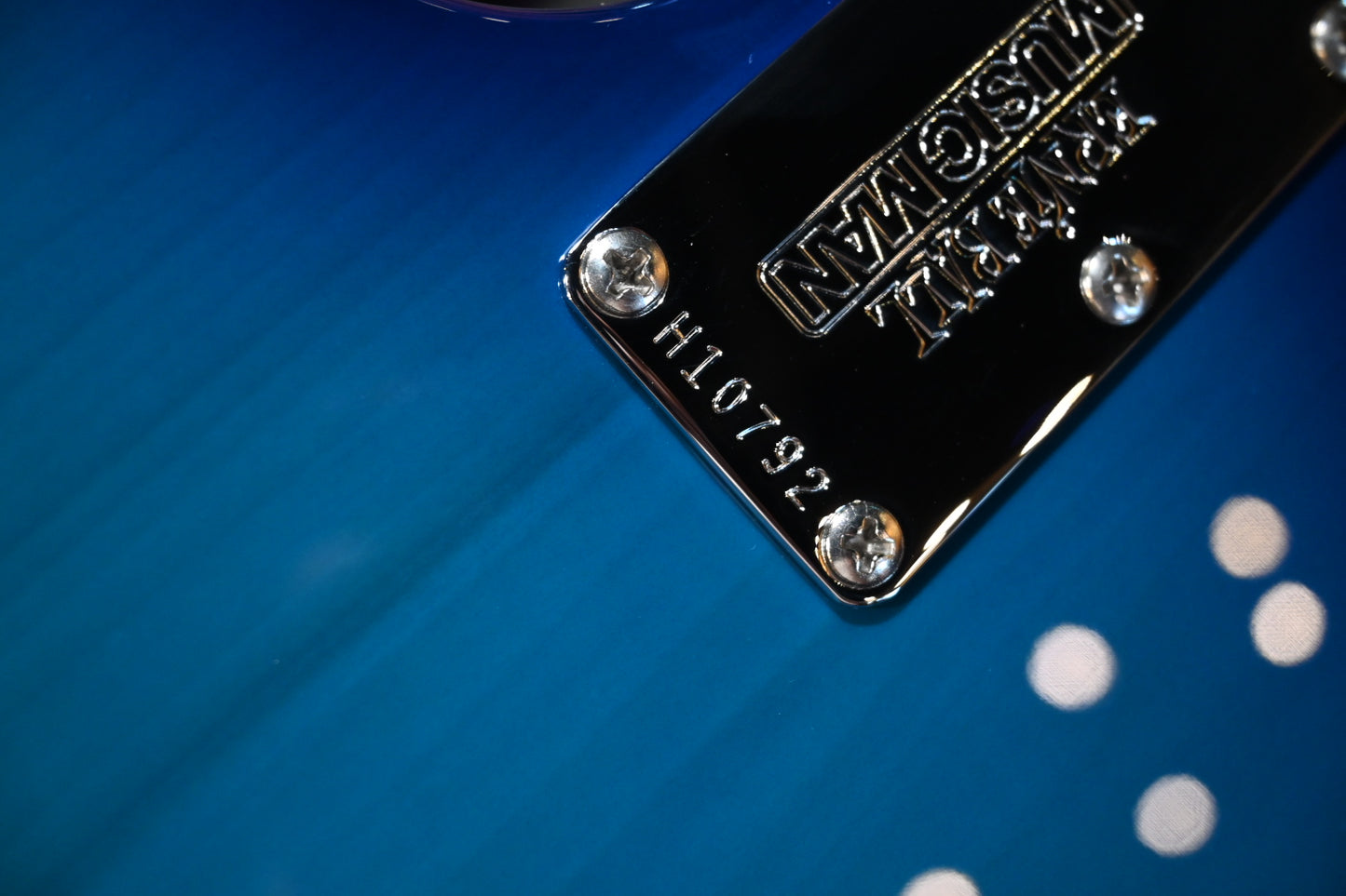 Music Man Steve Morse - Morse Blue Burst Guitar #0792