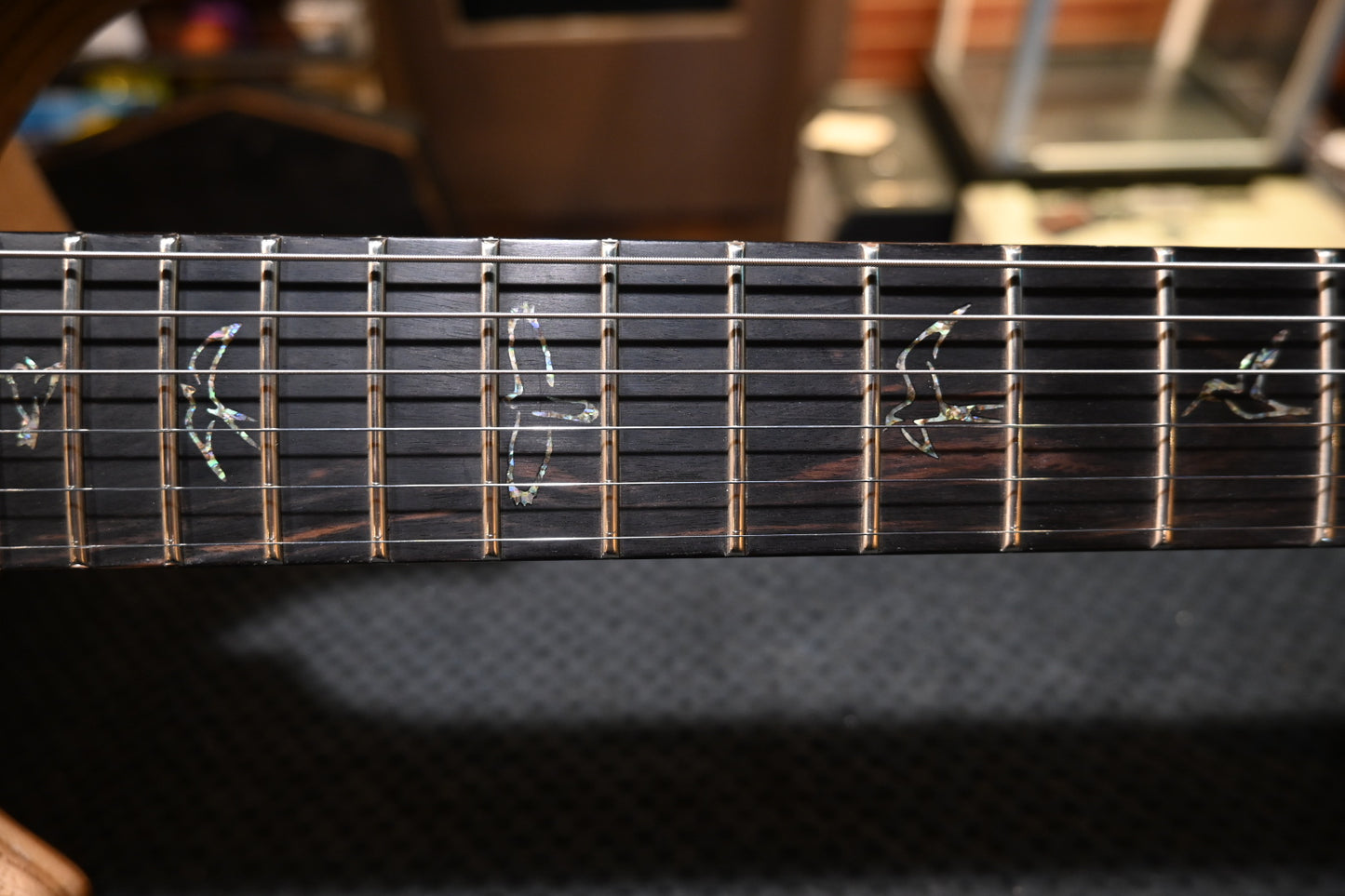 PRS Wood Library DGT 10-Top - Carroll Blue Smokeburst Guitar #2556 - Danville Music