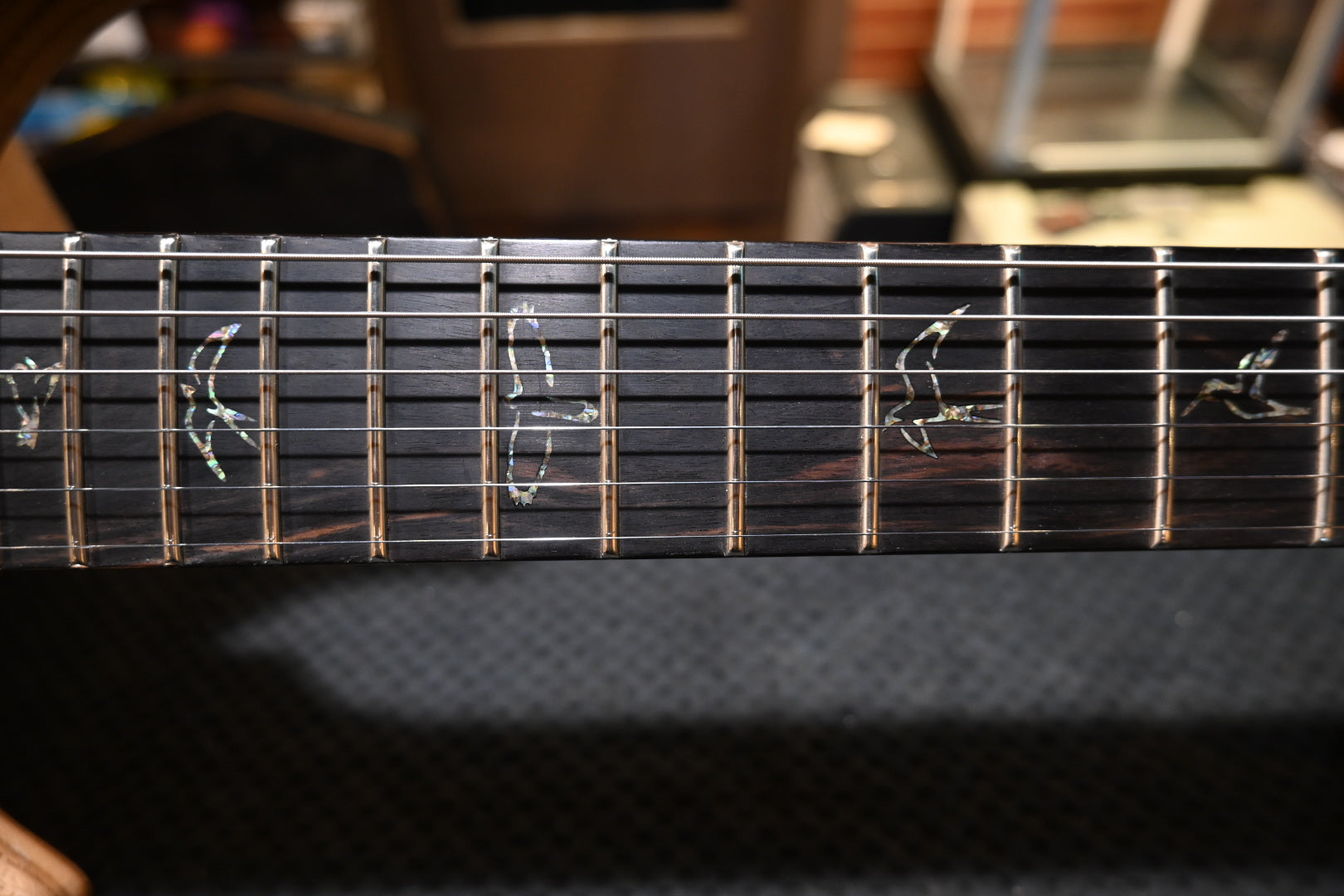 PRS Wood Library DGT 10-Top - Carroll Blue Smokeburst Guitar #2556 - Danville Music