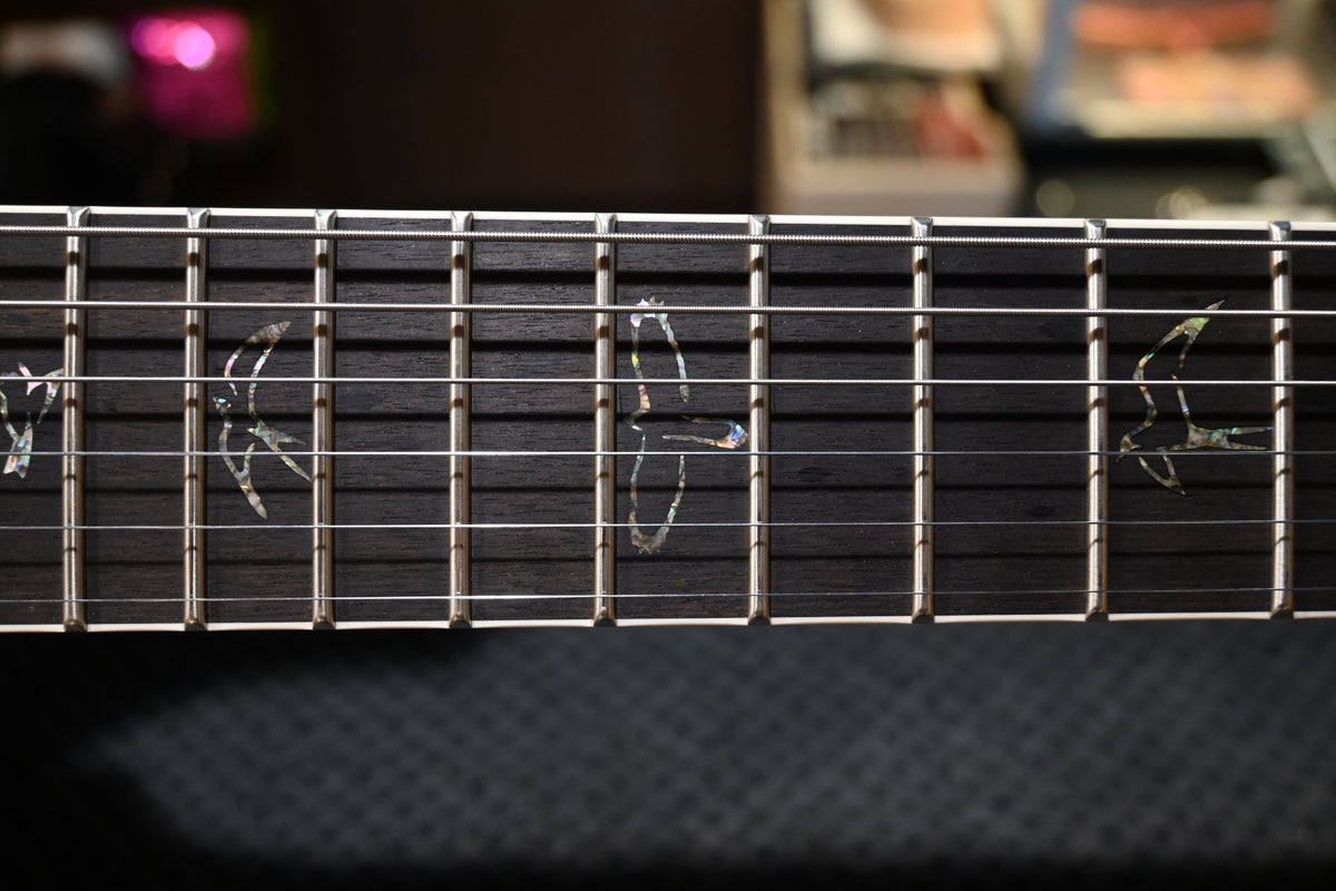 PRS Wood Library Holcomb 10-Top Quilt - Gray Black Fade Guitar #0526
