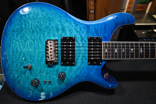 PRS SE Custom 24-08 Quilt - Lake Blue Guitar #8851